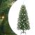 Brad de Crăciun artificial cu 150 LED Verde 150 cm PE și PVC GartenMobel Dekor