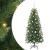 Brad de Crăciun artificial cu 150 LED Verde 150 cm PE și PVC GartenMobel Dekor
