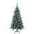 Brad de Crăciun artificial cu ramuri articulare Verde 120 cm GartenMobel Dekor