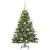 Brad de Crăciun artificial cu 150 LED Verde 120 cm PE și PVC GartenMobel Dekor