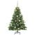 Brad de Crăciun artificial cu 150 LED Verde 120 cm PE și PVC GartenMobel Dekor