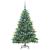Brad de Crăciun artificial cu 150 LED Verde 120 cm PE și PVC GartenMobel Dekor