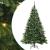 Brad de Crăciun artificial cu 300 LED Verde 210 cm PE și PVC GartenMobel Dekor