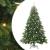 Brad de Crăciun artificial cu 300 LED Verde 210 cm PE și PVC GartenMobel Dekor