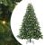 Brad de Crăciun artificial cu 300 LED Verde 240 cm PE și PVC GartenMobel Dekor