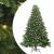 Brad de Crăciun artificial cu 300 LED Verde 240 cm PE și PVC GartenMobel Dekor