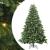 Brad de Crăciun artificial cu 300 LED Verde 240 cm PE și PVC GartenMobel Dekor
