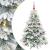 Brad de Crăciun artificial cu 150 LED Verde 150 cm PE și PVC GartenMobel Dekor