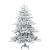 Brad de Crăciun artificial cu ramuri articulare Alb 150 cm PVC GartenMobel Dekor