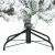 Brad de Crăciun artificial cu ramuri articulare Alb 180 cm PVC GartenMobel Dekor