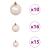 Brad de Crăciun artificial cu ramuri articulare Alb 180 cm PVC GartenMobel Dekor