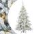 Brad de Crăciun artificial cu ramuri articulare Alb 180 cm PVC GartenMobel Dekor
