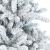 Brad de Crăciun artificial cu ramuri articulare Alb 210 cm PVC GartenMobel Dekor