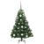 Brad de Crăciun artificial cu 150 LED Verde 120 cm PE și PVC GartenMobel Dekor