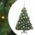 Brad de Crăciun artificial cu 150 LED Verde 120 cm PE și PVC GartenMobel Dekor