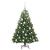Brad de Crăciun artificial cu 150 LED Verde 120 cm PE și PVC GartenMobel Dekor