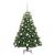 Brad de Crăciun artificial cu 150 LED Verde 120 cm PE și PVC GartenMobel Dekor