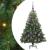 Brad de Crăciun artificial cu 150 LED Verde 120 cm PE și PVC GartenMobel Dekor