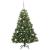 Brad de Crăciun artificial cu 150 LED Verde 150 cm PE și PVC GartenMobel Dekor