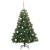 Brad de Crăciun artificial cu 150 LED Verde 150 cm PE și PVC GartenMobel Dekor