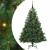 Brad de Crăciun artificial cu 150 LED Verde 150 cm PE și PVC GartenMobel Dekor
