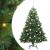 Brad de Crăciun artificial cu 150 LED Verde 150 cm PE și PVC GartenMobel Dekor