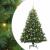 Brad de Crăciun artificial cu 150 LED Verde 150 cm PE și PVC GartenMobel Dekor