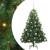 Brad de Crăciun artificial cu 150 LED Verde 150 cm PE și PVC GartenMobel Dekor