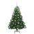 Brad de Crăciun artificial cu 150 LED Verde 150 cm PE și PVC GartenMobel Dekor