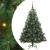 Brad de Crăciun artificial cu 150 LED Verde 150 cm PE și PVC GartenMobel Dekor