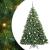 Brad de Crăciun artificial cu 300 LED Verde 180 cm PE și PVC GartenMobel Dekor