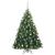 Brad de Crăciun artificial cu 300 LED Verde 180 cm PE și PVC GartenMobel Dekor