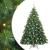 Brad de Crăciun artificial cu 300 LED Verde 180 cm PE și PVC GartenMobel Dekor