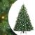 Brad de Crăciun artificial cu 300 LED Verde 210 cm PE și PVC GartenMobel Dekor