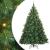 Brad de Crăciun artificial cu 300 LED Verde 240 cm PE și PVC GartenMobel Dekor