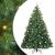 Brad de Crăciun artificial cu 300 LED Verde 240 cm PE și PVC GartenMobel Dekor