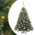 Brad de Crăciun artificial cu 150 LED Verde 120 cm PE și PVC GartenMobel Dekor