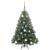 Brad de Crăciun artificial cu 150 LED Verde 120 cm PE și PVC GartenMobel Dekor