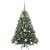 Brad de Crăciun artificial cu 150 LED Verde 120 cm PE și PVC GartenMobel Dekor