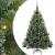 Brad de Crăciun artificial cu 150 LED Verde 120 cm PE și PVC GartenMobel Dekor