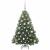 Brad de Crăciun artificial cu 150 LED Verde 120 cm PE și PVC GartenMobel Dekor