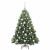 Brad de Crăciun artificial cu 150 LED Verde 120 cm PE și PVC GartenMobel Dekor