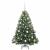 Brad de Crăciun artificial cu 150 LED Verde 120 cm PE și PVC GartenMobel Dekor