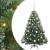 Brad de Crăciun artificial cu 150 LED Verde 120 cm PE și PVC GartenMobel Dekor