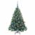 Brad de Crăciun artificial cu 150 LED Verde 120 cm PE și PVC GartenMobel Dekor
