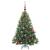 Brad de Crăciun artificial cu 150 LED Verde 120 cm PE și PVC GartenMobel Dekor