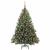 Brad de Crăciun artificial cu 150 LED Verde 150 cm PE și PVC GartenMobel Dekor