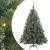 Brad de Crăciun artificial cu 150 LED Verde 150 cm PE și PVC GartenMobel Dekor