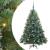Brad de Crăciun artificial cu 150 LED Verde 150 cm PE și PVC GartenMobel Dekor