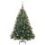 Brad de Crăciun artificial cu 150 LED Verde 150 cm PE și PVC GartenMobel Dekor